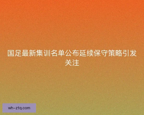 国足最新集训名单公布延续保守策略引发关注